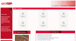 Desktop Screenshot of globalenergyco.com