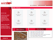 Tablet Screenshot of globalenergyco.com